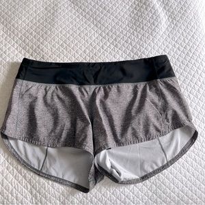 lululemon size 8, 2.5 speed up shorts